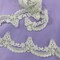 1 Yard Beaded & Corded Lace Trimming Embroidered on 100% Polyester Net Mesh